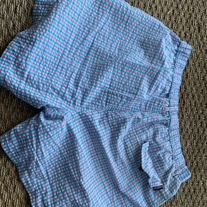 Men’s Chubbie’s Shorts. Blue & Pink Gingham.